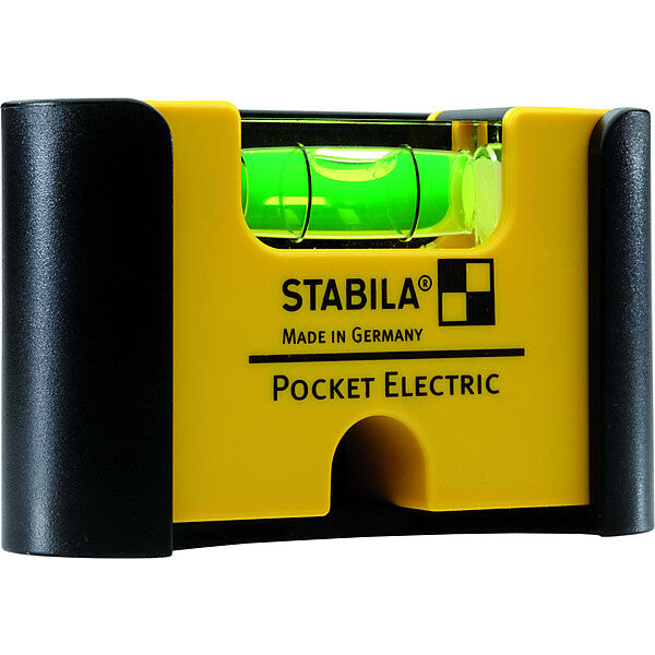 STABILA Mini-Wasserwaage + SB Karte Pocket Electric+Clip